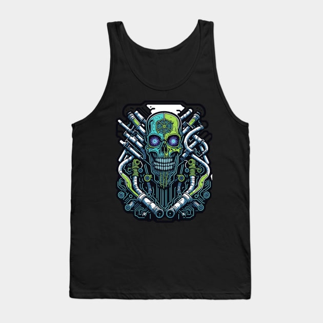 Cyborg Heads S03 D11 Tank Top by Houerd